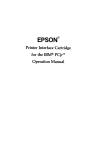 Epson LX-90 Parts User Manual