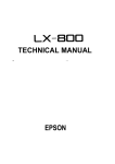 Epson LX-800 User's Manual