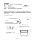 Epson Livingstation LS57P1 Product Support Bulletin