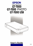 Epson GT-7000 User's Manual