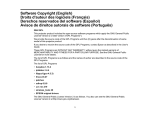 Epson EX3210 Software Copyright