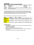 Epson Net 10/100 Base-TX External Print Server Product Support Bulletin