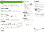 Epson WF-5110 Start Here Guide