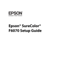 Epson F6070 Setup Guide