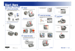 Epson RX620 Start Here Card