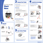 Epson R800 Start Here Card