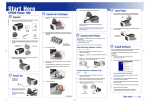 Epson C86 Start Here Card