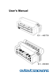 Epson Printer C I - 4 0 8 0 User's Manual