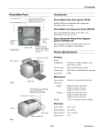 Epson PictureMate Compact Photo Printer Product Information Guide