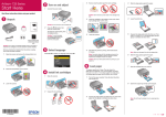 Epson Artisan 725 All-in-One Printer - Arctic Edition Start Here Guide