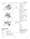 Epson ActionLaser II Printer Product Information Guide