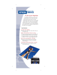 Epson 1000 ICS All-in-One Printer Product Brochure