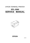 Epson EPL-5500 User's Manual
