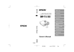 Epson EMP-715/505 User's Manual