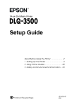 Epson DLQ-3500 User's Manual