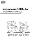 Epson AcuLaser CX11 User's Manual