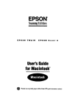 Epson ActionScanning System II Parts User Manual