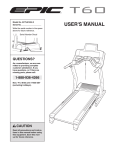 Epic Fitness ECTL81804.2 User's Manual