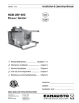 Energy Tech Laboratories ETL - Energy Technology Laboratories Blower RSIB 300-500 User's Manual