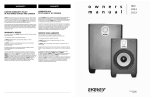 Energy Speaker Systems Energy S12.3 User's Manual