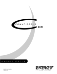 Energy Speaker Systems C-R1 User's Manual