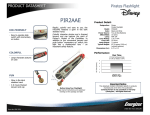 Energizer PIR2AAE User's Manual