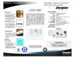 Energizer LODLC4BY User's Manual