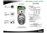 Energizer CHFM User's Manual