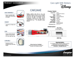 Energizer CAR2AAE User's Manual