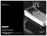 Energizer ATX612 User's Manual