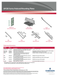 Emerson UPCBD Series Pedestal Mounting Plates Brochures and Data Sheets