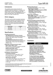 Emerson MR108 Installation Guide