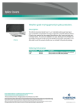 Emerson Splice Covers Brochures and Data Sheets