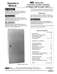 Emerson Series 300 User's Manual