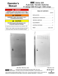 Emerson Series 300 H-design User's Manual