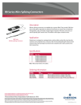 Emerson RB Series Wire Splice Connectors Brochures and Data Sheets