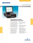 Emerson MWX 100 Specification Sheet