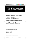 Emerson MS3110 User's Manual