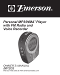 Emerson MP205 Owner's Manual