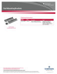 Emerson Mounting Brackets Brochures and Data Sheets