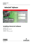 Emerson Fisher ValveLink Software Installation Instructions