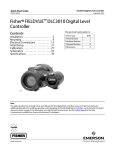 Emerson DLC3010 Quick Start Guide