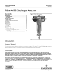 Emerson Fisher 656 Installation Instructions