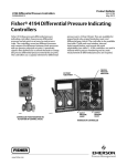 Emerson Fisher 4194 Data Sheet