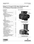 Emerson Fisher 3710 Instruction Manual