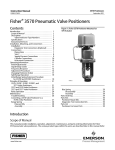 Emerson Fisher 3570 Instruction Manual