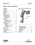 Emerson Fisher 2500 Instruction Manual