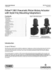 Emerson Fisher 1061 Installation Instructions