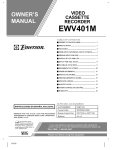 Emerson EWV401M Owner's Manual