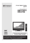 Emerson EWL3706 Owner's Manual